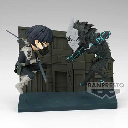 KAIJU NO. 8 WORLD COLLECTABLE FIGURE LOG STORIES-SOSHIRO HOSHINA VS KAIJU NO. 8- (Figurine)(Banpresto)